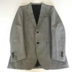 SHIPS メンズテーラードジャケット　サイズ50　千鳥格子　ウールコットン