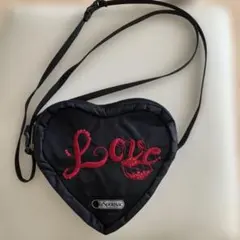 ❤️レア❤️LeSportsac ハート型ショルダー・刺繍、スパンコール