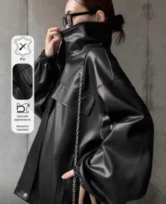 shein レザージャケット