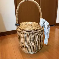 【RODESKO】かごバッグ バケツ型 バンダナ付きのサムネイル