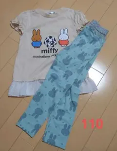 ミッフィー Tシャツ スパッツ レギンス セット 110のサムネイル