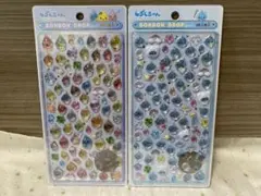 ボンボンドロップシールmini しずくちゃん しずくの森のなかまたち ２種セット