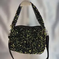 しまむスパンコール　バッグ　パーティ