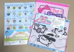 一番くじ　たまごっち　クリアファイル　ハンドタオルセット