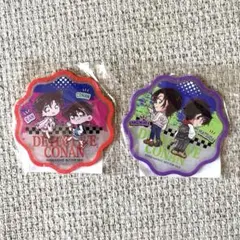 くら寿司 名探偵コナン 江戸川コナン&毛利蘭　萩原研二＆松田陣平 コースター