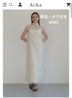 acka sheer over one-piece size2 - メルカリ