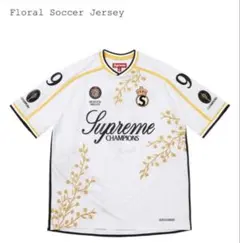 Supreme Floral Soccer Jersey White Lのサムネイル