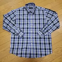 チェック柄シャツM