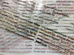 コラージュ素材・英字マステ・シール・お裾分け