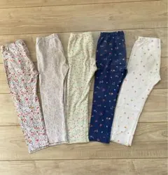 UNIQLO ユニクロ　100cmレギンス　パンツ まとめ売り　5本セット