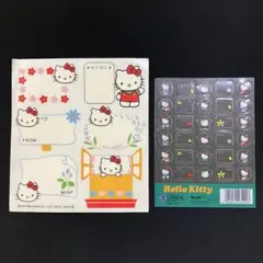 平成レトロ ハローキティ シール 当時物 サンリオ SANRIO 希少 2枚