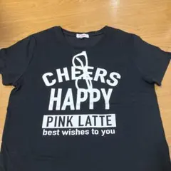 ピンクラテ半袖TシャツS160