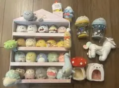すみっコぐらし てのりぬいぐるみ27体ハウスなどまとめ売りセット
