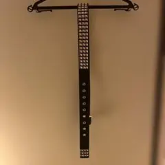 スタッズ装飾 黒 ベルト