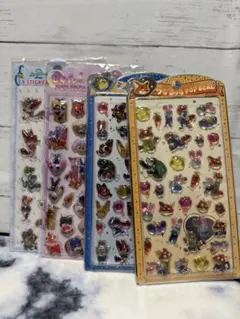 ズートピア 3Dポップシール 4シートセット