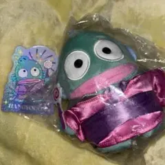 サンリオHappyくじ ハンギョドン ぬいぐるみ　チャーム　ステッカー