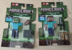 Minecraft フィギュアセット 　ゾンビ、スティーブ