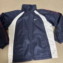 Nike ジャケット XS (120-130 cm) ネイビー/ホワイト