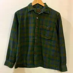 【希少カラー】50s ペンドルトン オンブレー　ボードシャツ　ウールシャツ