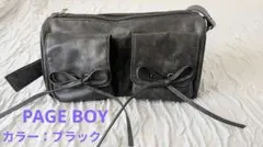 PAGEBOY リボンアウトポケット バッグ ブラックのサムネイル