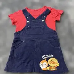 アンパンマン ジャンバースカート + Tシャッツ・2枚セット