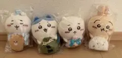 ちいかわ デスクトップから見守るぬいぐるみ 4体セット