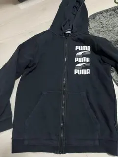 PUMA フルジップ パーカー 150cm ブラック