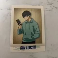 ブルーロック ぱしゃこれ　糸師凛　パーカー カード