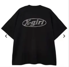 X-girl CAMOUFLAGE FACE S/S TEE エックスガールのサムネイル