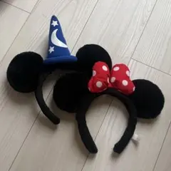 ミッキー　ミニー　カチューシャ　2個セット