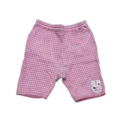 【24H以内発送】MIKI HOUSE／ピンク ギンガムチェックパンツ