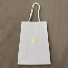 Dior ホワイト レザー調 ショップ袋