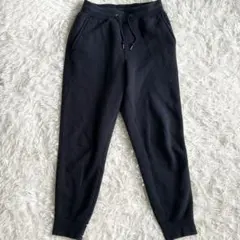 ユニクロ【サイズ S】ボア　スウェット　パンツ　ジョガー　ドローコード　ネイビー