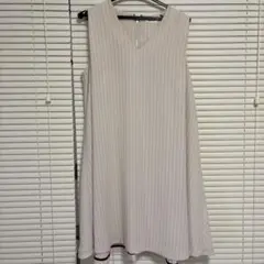 FRAY I.D ストライプ ノースリーブ ワンピース