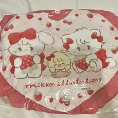 mikko characters ハート型フリルクッション ムース＆キャミー