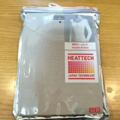 ヒートテック UネックT(八分袖)　М　ライトグレー
