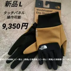 ノースフェイス 防寒グローブ ウィンドストッパー イーチップ UB色 新品L