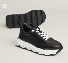 HERMES☆1番人気スニーカー【インパルス】正規店購入 完売ブラック 新品格安 エルメス Hermes スニーカー Impulse インパルス (HERMES