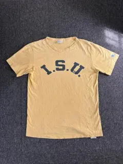 【美品】Champion ランタグ復刻 カレッジTシャツ I.S.U.