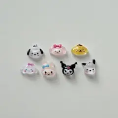 サンリオ ネイルパーツ デコパーツ 7個+ランダム1個 ①