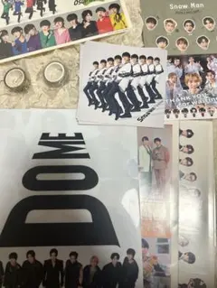 SnowMan CD 特典 クリアファイル ステッカー マスキングテープ