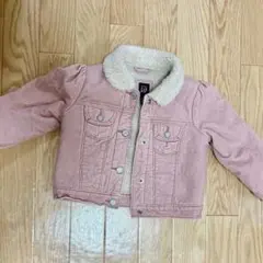 baby GAP コーデュロイジャケット ピンク ボア　18-24month