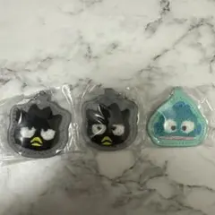 【即日発送】サガラ刺繍キーホルダー バッドばつ丸、ハンギョドン