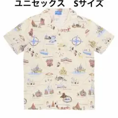 【ディズニーリゾート】パーク マップ柄 アロハシャツのサムネイル