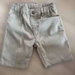 西松屋　ベージュのウエストゴムショートパンツ　90センチ