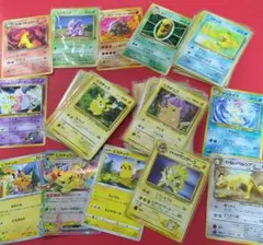 pokemon cards 100枚 まとめ売り 旧裏 ピカチュウ サンダース - メルカリ
