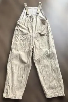 NIKO AND... ベージュオーバーオール