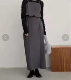 Aunt Marie's ビスチェキャミセットアップ