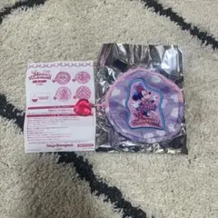 ミニーのファンダーランド カプセルトイ ポーチ 紫 パープル
