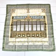 【極美品】ルイヴィトン　スカーフ　シルク100 総柄　ロゴ